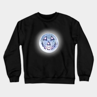 Glowing Halloween Moon Crewneck Sweatshirt